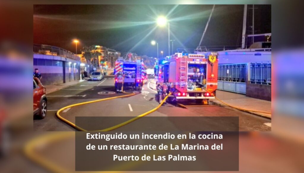 Se extingue fuego en la cocina de un restaurante en La Marina del Puerto