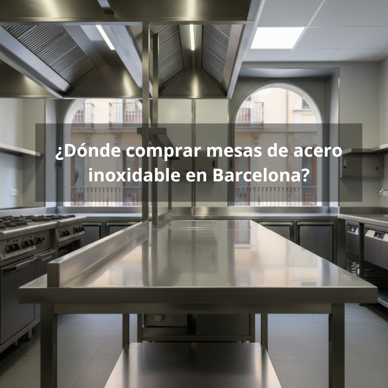 Guía Profesional para Elegir Mobiliario de Acero Inoxidable de Alta Calidad en Barcelona. Soluciones eficientes para cocinas