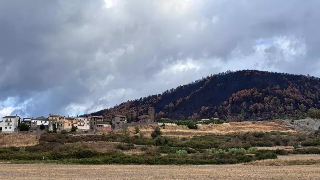 El único acusado del fuego en Las Peñas de Riglos esperó a sus compañeros para usar los extintores "por miedo"