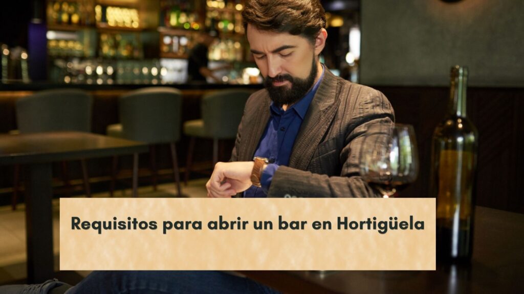 Requisitos para abrir un bar en Hortigüela