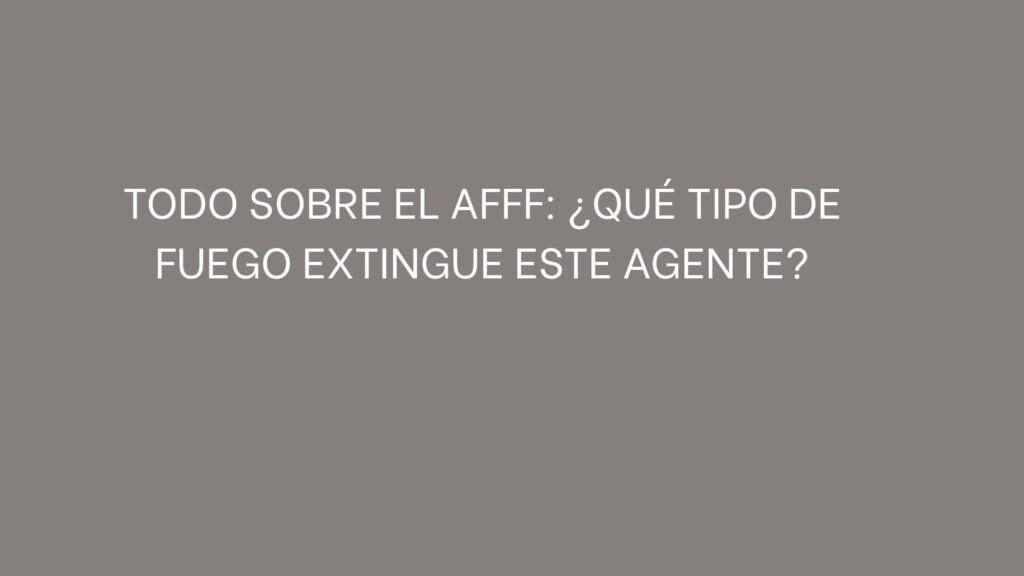 AFFF