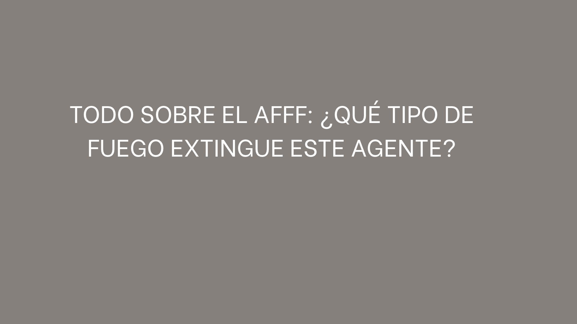 AFFF