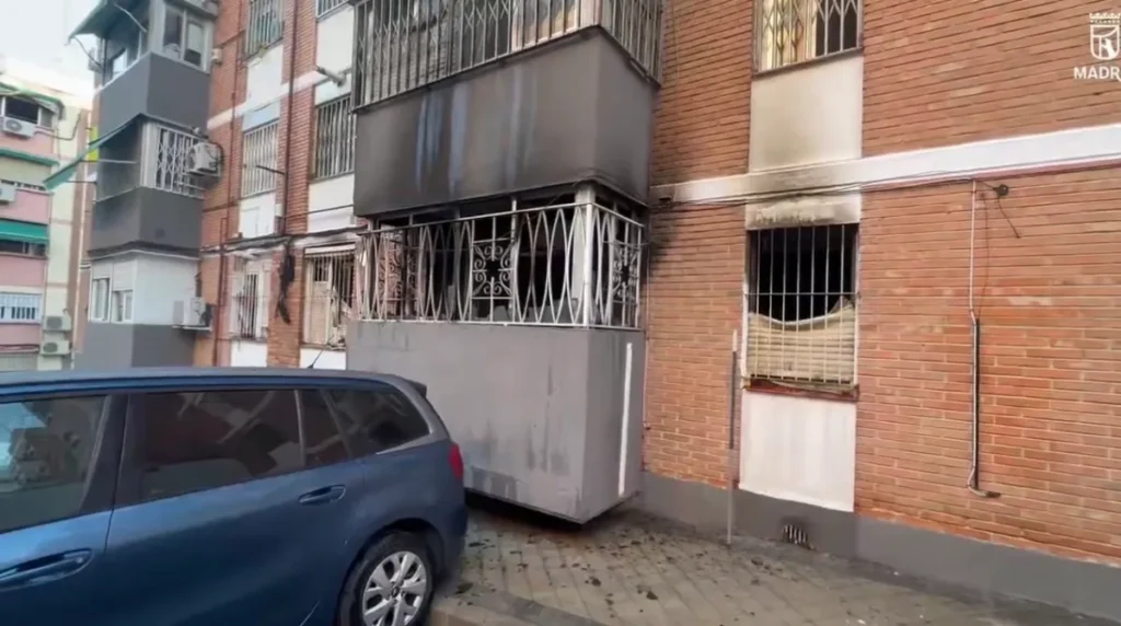 INCENDIO EN CIUDAD LINEAL